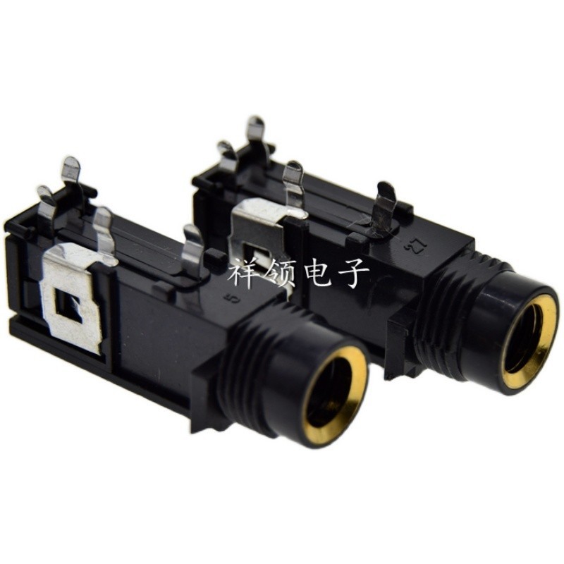 USB Gold Port 6.35M Stereo Socket 4 Pins Ready Stock 6.35MM