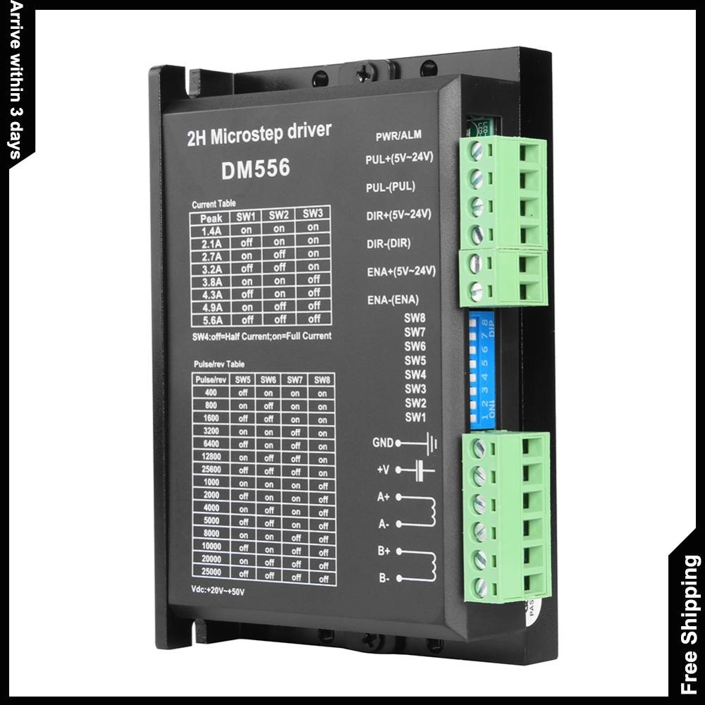 Dm556 Digital Stepper Motor Driver 2-Phase 5.6A สําหรับ 57 86 Stepping Motor JAU