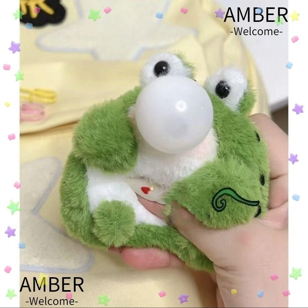 Amber พวงกุญแจ รูปกบบีบอัด ของเล่นบรรเทาความเครียด ของขวัญ