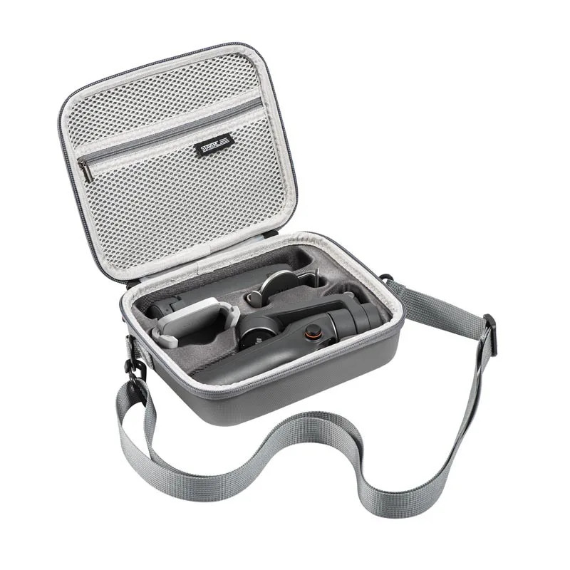 กระเป๋าสะพายแบบพกพาสําหรับ DJI OM 6/ DJI OM 7 P/OM 7 กล้องมือถืออุปกรณ์เสริมกรณี Osmo Mobile 6 กระเป๋าถือ PU กระเป๋าถือ
