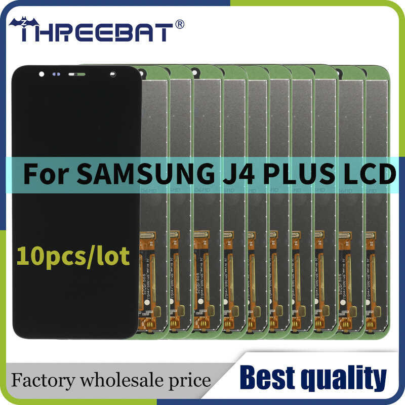 5pcs/10pcs/lot High quality Wholesale LCD For Samsung J4+ 2018 J4 Plus J415 J415F J410 LCD Display