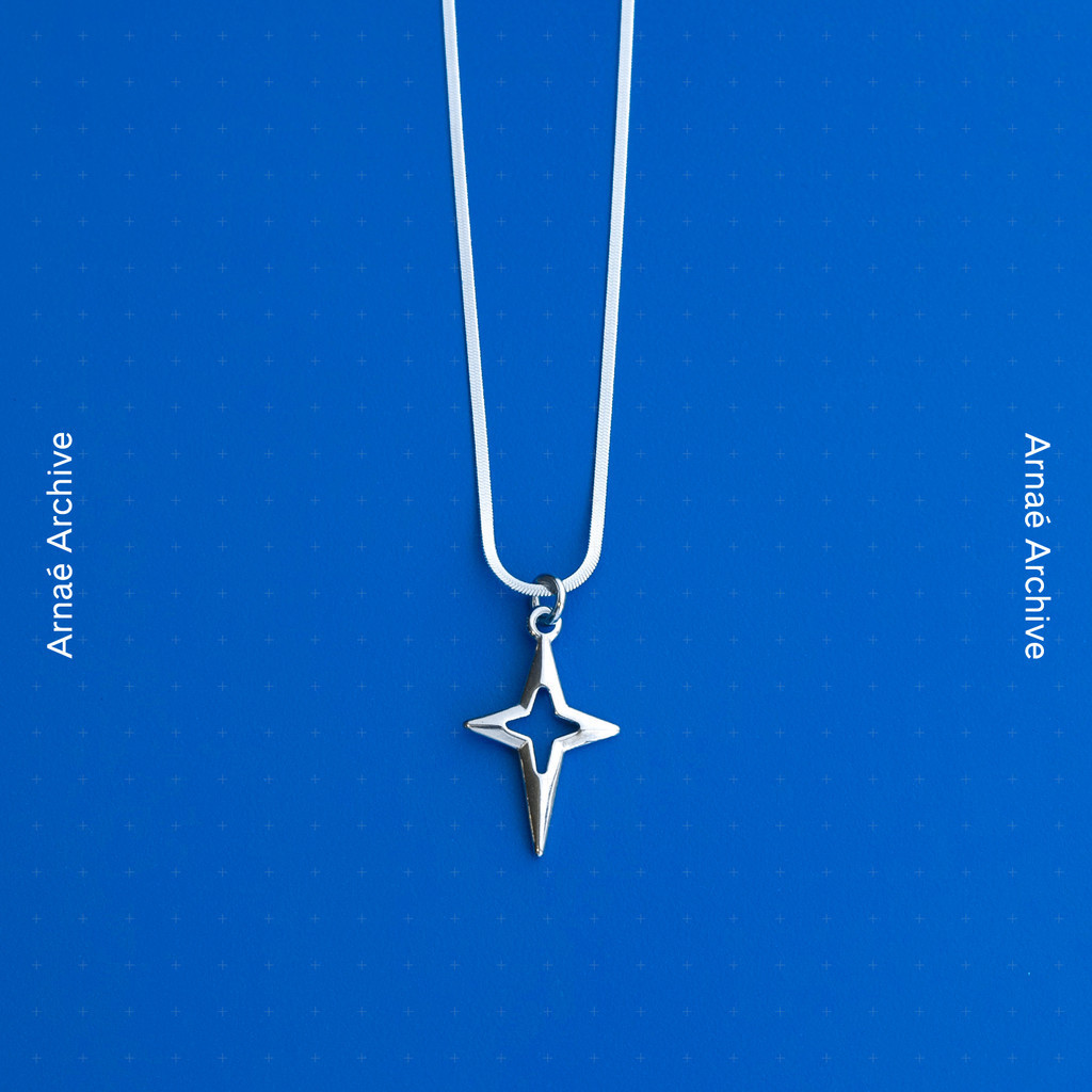 Arnaé Archive Polaris Star Necklace Unisex Stainless Steel Premium Anti-Rust Necklace