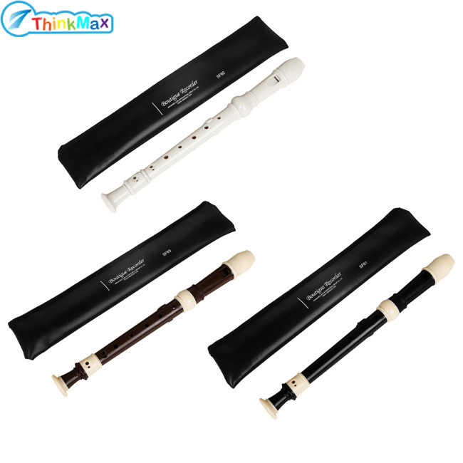 ของแท้100%! Alto Recorder C Key Recorder เครื่องมือ 8 หลุม Soprano Recorder ทําความสะอาด Rod ผ้า Recorder สําหรับ