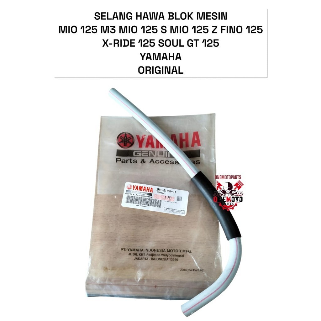 MESIN ENGINE BLOCK AIR HOSE MIO 125 M3 MIO 125 S MIO 125 Z FINO 125 X-RIDE 125 SOUL GT 125 YAMAHA OR