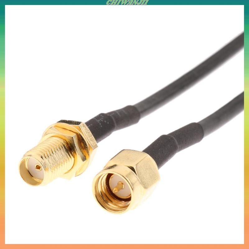 [เท่าไหร่1] เสาอากาศ WiFi 2x RP-SMA สายไฟโคแอกเซียลสําหรับเราเตอร์ Wi WLAN#3