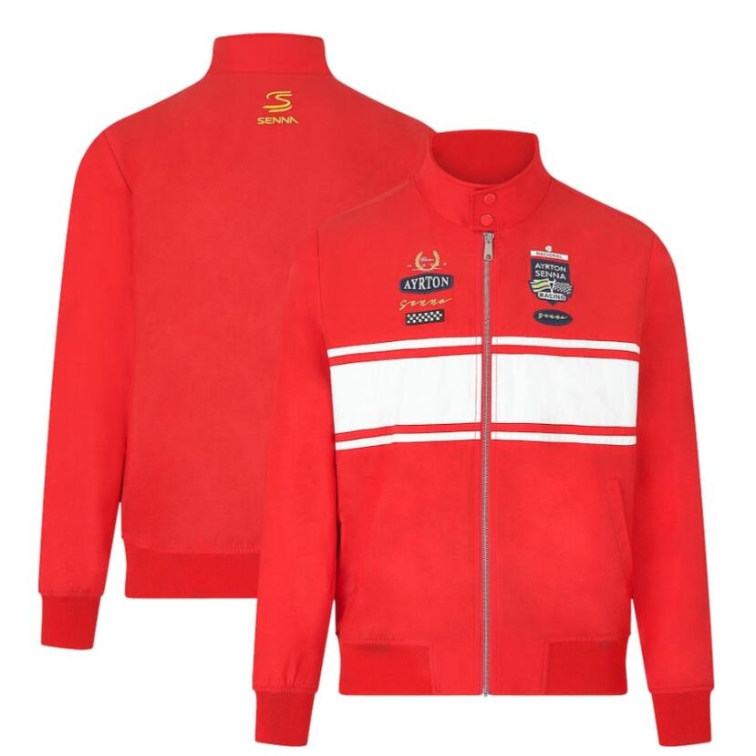 2024 ใหม่ล่าสุด F1 Racing Suit + Ayrton Senna Legacy F1 Softshell Jacket + ฤดูใบไม้ผลิผู้ชายและผู้หญ