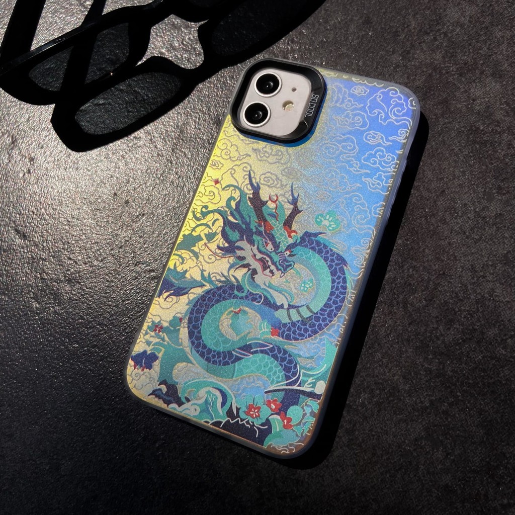 So Cool Air Dragon Hologram พิมพ์กรณี iphone 6 7 8 plus x xs xr max 11 12 13 14 15 pro (5)