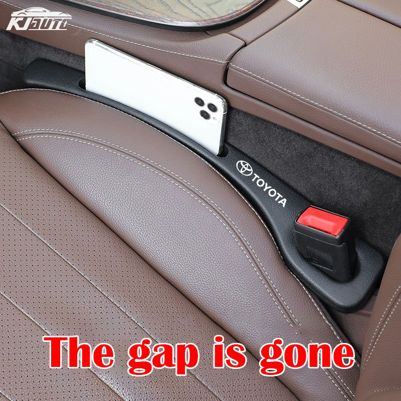 Soft Texture 4 สี Toyota Seat Gap Filler กล่องเก็บของรถยนต์สําหรับ Veloz Raize Vios Avanza Innova Fortuner Corolla Rush Alphard Agya Hilux Harrier Wigo - รูปที่ 3