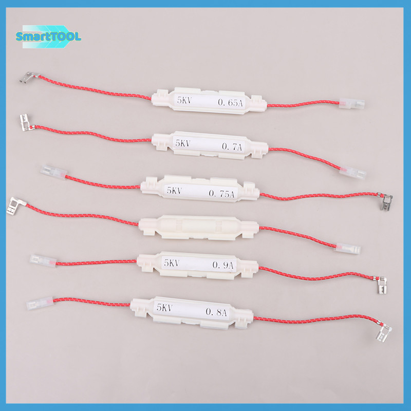Utzn> 5KV 0.65/0.7/0.75/0.8/0.85/0.9A ฟิวส์แรงดันสูงสําหรับเตาอบไมโครเวฟ Universal Fuse Holder เตาอบไมโครเวฟอะไหล่ใหม่