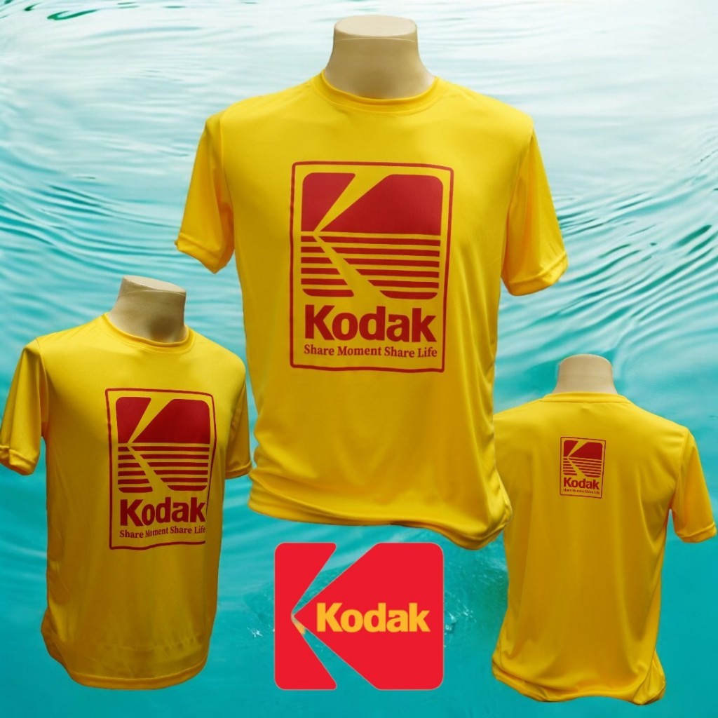 A013 เสื้อยืดคอกลม สกรีนลาย "Kodak" สีสด งานคมชัด ซักไม่หลุด สีไม่ตก มี4ไซส์ M,L,XL,2XL