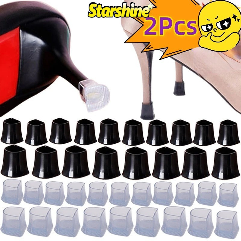 ซิลิโคนป้องกันส้นเท้า Stoppers Latin Stiletto เต้นรํา Mute สําหรับหญิงสาวเจ้าสาวงานแต่งงานรองเท้าส้นสูง Antislip อุปกรณ์เสริม
