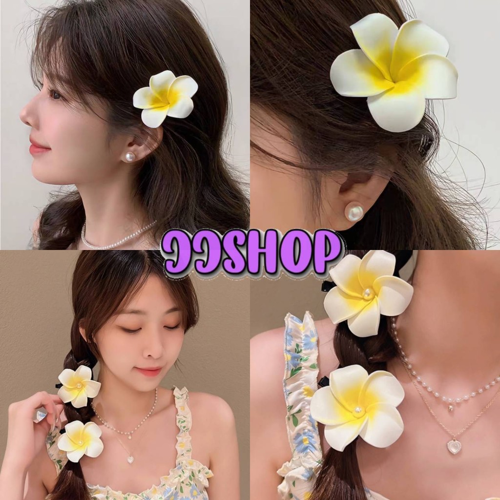 JJ Shop​💜​พร้อมส่ง กิ๊บติดผม ลายดอกไม้น่ารัก สไตล์เกาหลี ลิลาวดี น่ารักคิ้วๆ"Gift Flower"