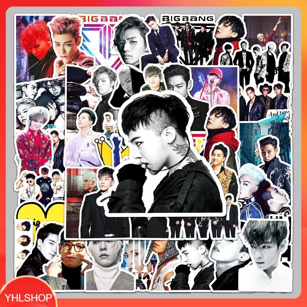🍀ส่งจากไทย🍀 50ชิ้น สติกเกอร์ วงบิกแบง Bigbang Kpop Sticker พร้อมส่ง