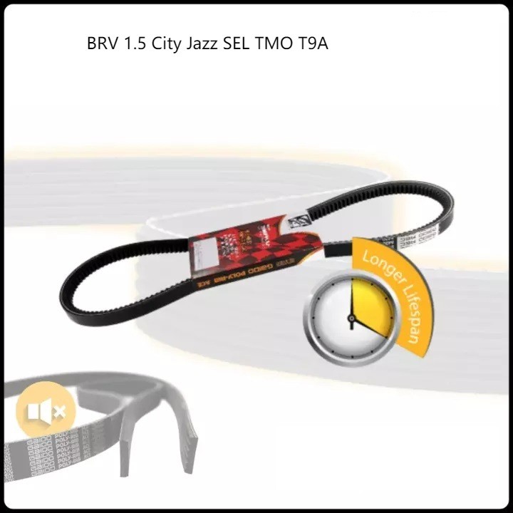 สายพานพัดลม Gaido - Honda BRV 1.5 City Jazz SEL TMO T9A ( 5PK1135 5PK1140 5PK1145 5PK1153 ) Tali Ker