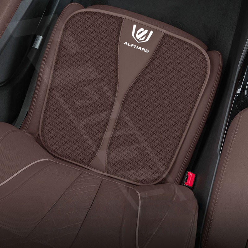 Toyota Alphard รถที่นั่ง Breathable Cool ผ้าไหมน้ําแข็งด้านหน้าด้านหลังที่นั่ง Anti-slip เบาะรองนั่งสําหรับ Alphard AH10 AH20 AH30 AH40 GR กีฬา TRD Auto อุปกรณ์ตกแต่งภายใน