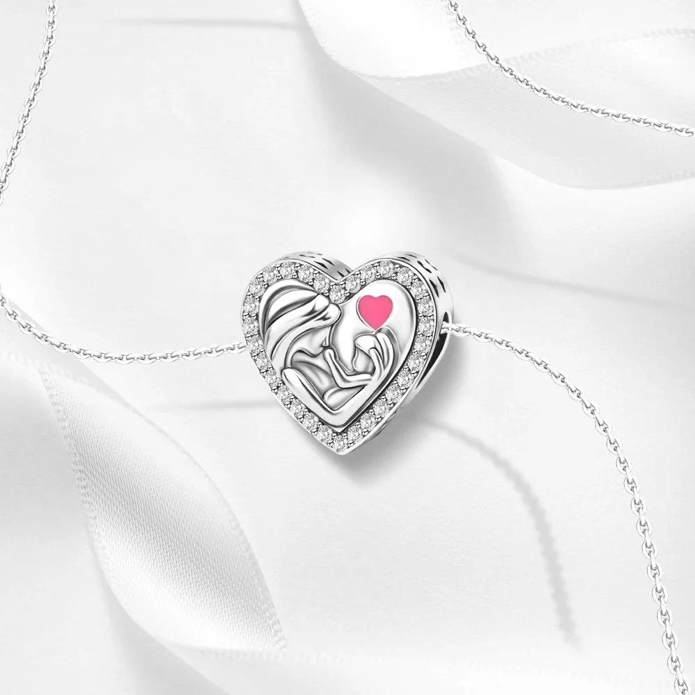 S925 เงินสเตอร์ลิงZirconหัวใจคลิปCharmsดอกไม้Clover Charmเงินสเตอร์ลิงเต่าทะเลลูกปัดFit  CharmsลูกปัดDIYสร้อยข้อมือเดิมเครื่องประดับ ราคา ถูกที่สุด ดีลบีเคเค แกลเลอรีภาพที่ 8
