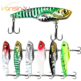 ตกปลาจิ๊กช้อนล่อ VIB 5g/7g/10g/14g ใบมีดโลหะเหยื่อตกปลาช้อน Crankbaits สําหรับปลาเทราท์เบสเหยื่อปลาแซลมอนน้ําจืดน้ําเค็ม