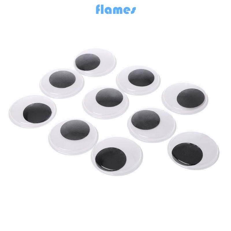 Un* 10 ชิ้น 50 มิลลิเมตร Wiggly Wobbly Googly Eyes Scrapbooking สําหรับตุ๊กตา