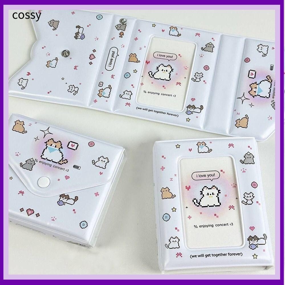 อัลบั้มภาพ COSSY, ที่ใส่บัตรขนาดบัตร PU 32 ชิ้น, นักสะสมบัตรประจําตัวไอดอลขนาด 3 นิ้ว