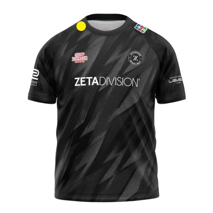 E-sports Zeta Division Team Jersey Identity เสื้อยืดแขนสั้นผู้ชายขนาดใหญ่ Casual Tees