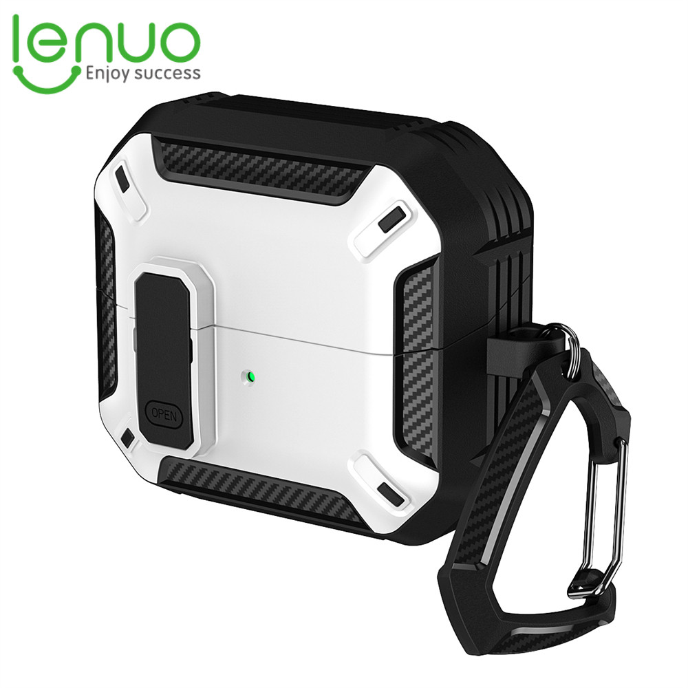 Lenuo สวิทช์ล็อคหูฟังสําหรับ Samsung Galaxy Buds3 Buds 3 Pro ปลอก Anti-Lost Carabiner Anti-fall กันกระแทกฝาครอบหูฟังเอียร์บัด