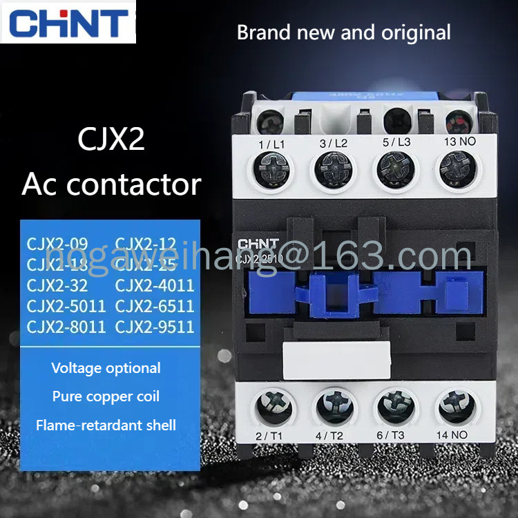 Chnt คอนแทค Ac CJX2-0910 1210 1810 3210(ต้นฉบับใหม่)