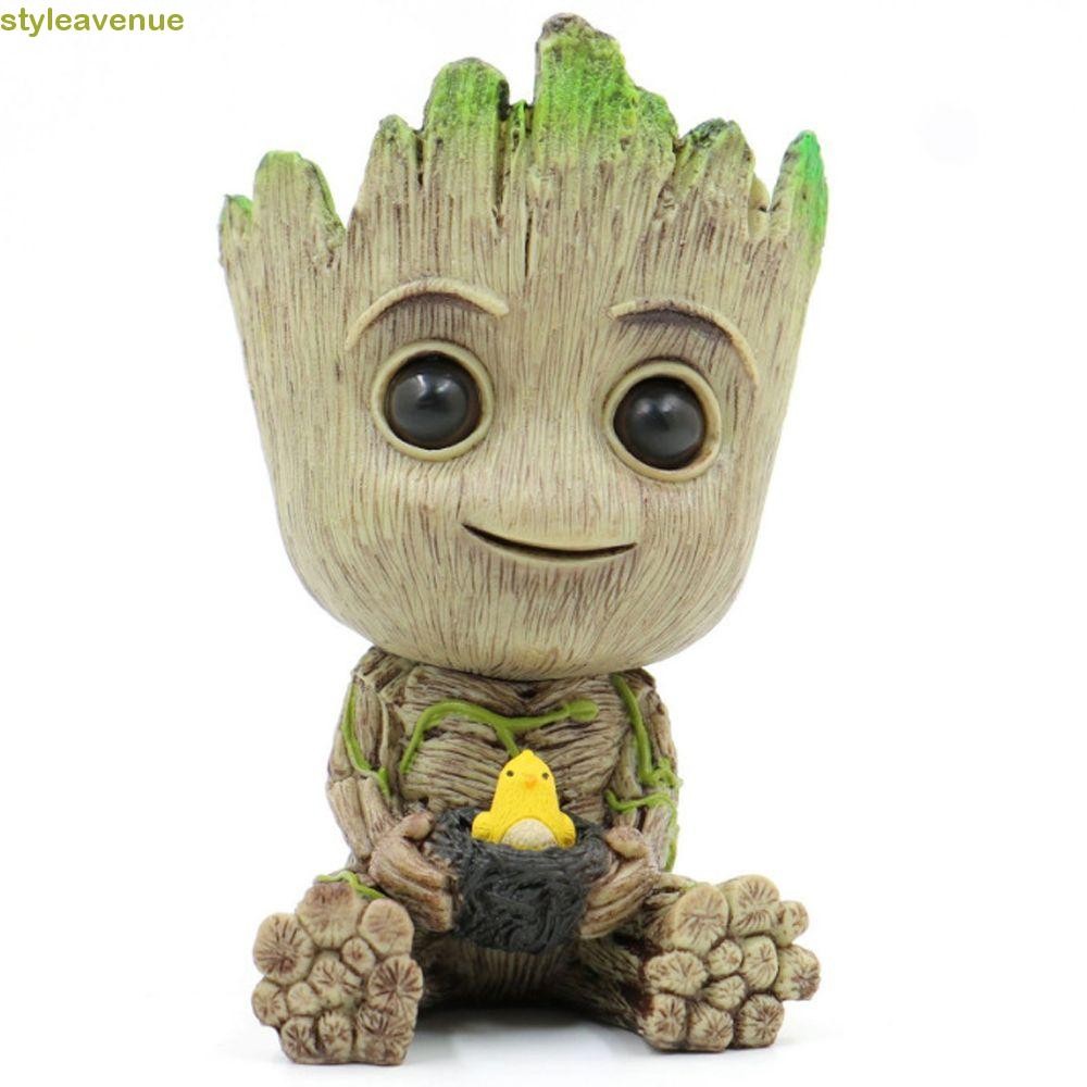 Styleavenue Groot Action Figure สําหรับของขวัญ Avengers นั่ง Mini Groot รูปของเล่น Marvel อะนิเมะ Ac