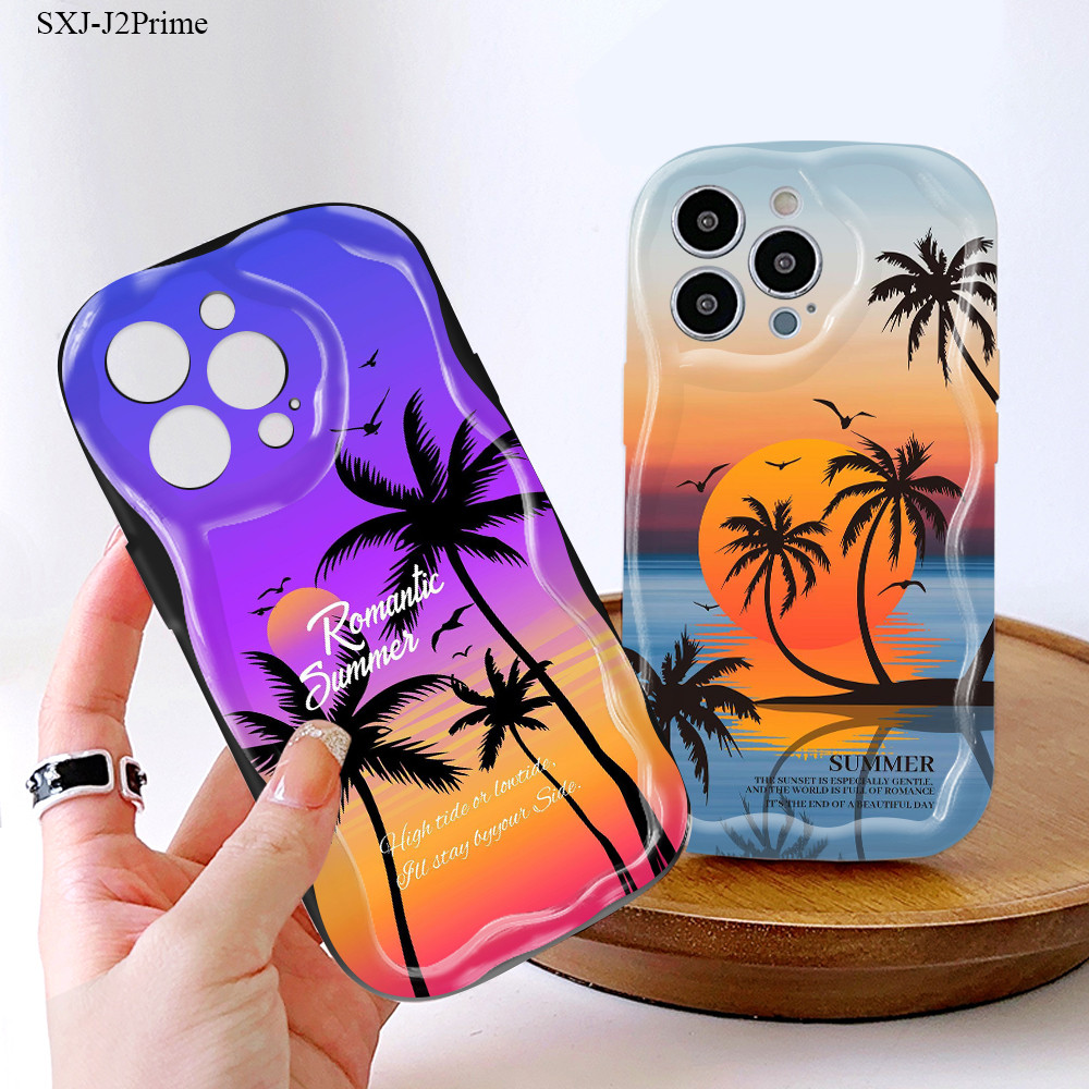 Samsung Galaxy J2 J7 Prime เคสซัมซุง สำหรับ Coconut Trees เคส เคสโทรศัพท์