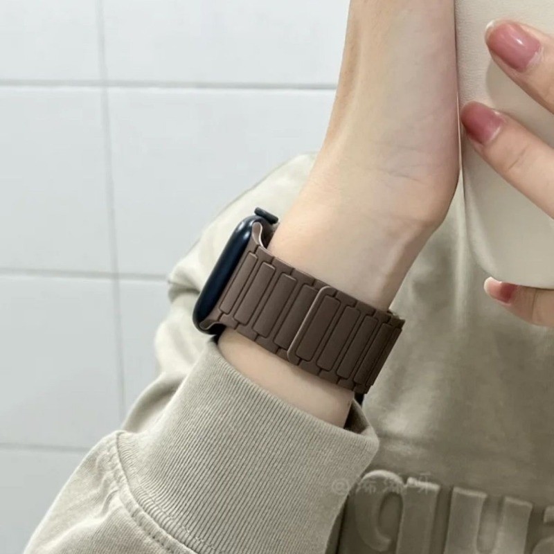 สายซิลิโคนอ่อนนุ่มสําหรับ แอปเปิล ดู 10 42 มม.46 มม.9 8 7 6 5 4 3 กับ สายคล้องสร้อยข้อมือขั้นสูงสําหรับ iดู พิเศษ 49 มม.45 มม.41 มม.40 มม.44 มม.38 มม.สายนาฬิกา - รูปที่ 3