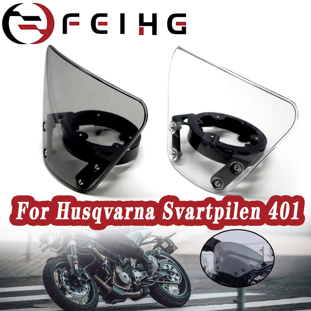 สําหรับ Husqvarna 401 Svartpilen 401 Vitpilen401 Svartpilen 250 2018-2023 กระจกรถจักรยานยนต์ Deflect