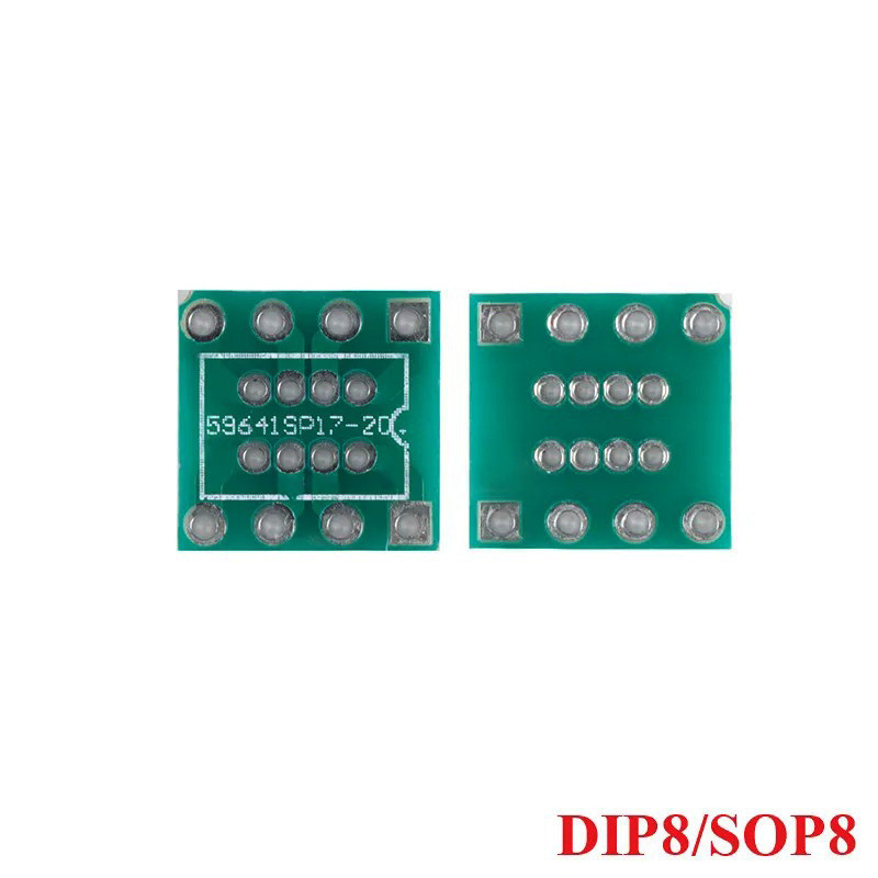 10pcs DIP8 SOP8 Transfer Board อะแดปเตอร์ PCB Pinboard DIP8 ถึง SMD DIP Pin IC Test แผ่น 1.27 มม.เปิด 2.54 มม.แปลงซ็อกเก็ต