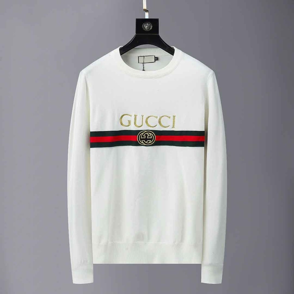 Gucci4045 เสื้อกันหนาวผู้ชายแฟชั่นเสื้อกันหนาวผู้ชาย All-Match Keep Warm