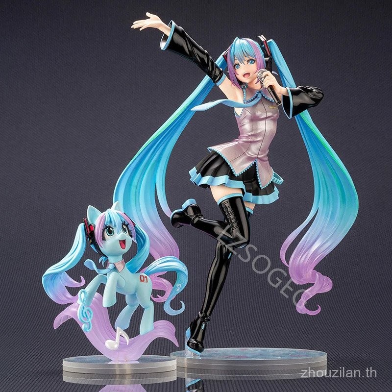 Kotobukiya VOCALOID Hatsune Miku ที่โดดเด่น My Little Pony bishoujo 1/7 PVC อะนิเมะตุ๊กตา Jointed ตุ