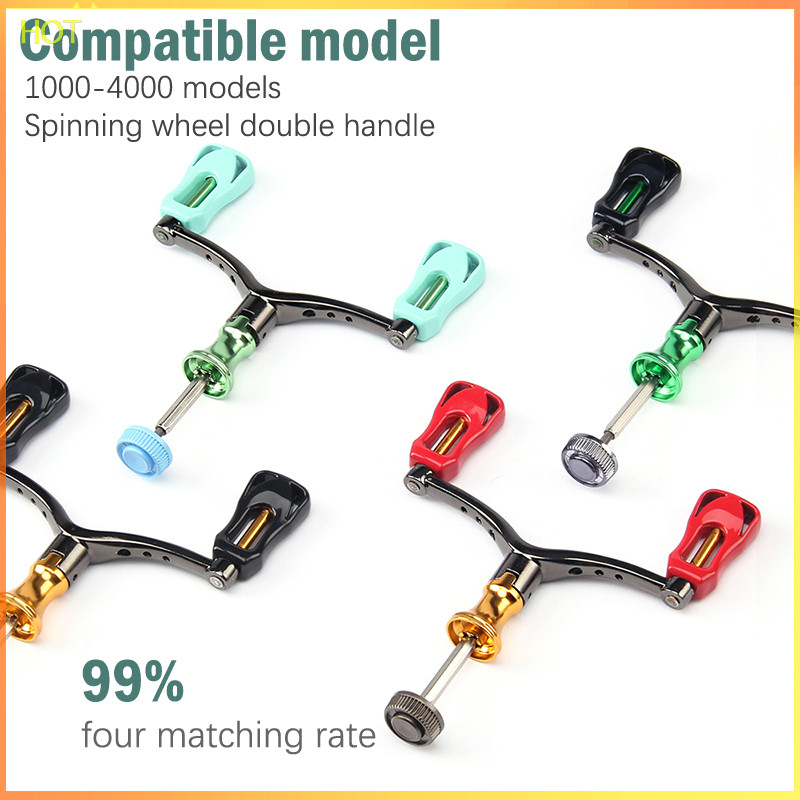 Technicolorsuper Horton Spinning Reel Dual Handle CNC Metal Arm สําหรับ 1000-4000 รุ่น TSR