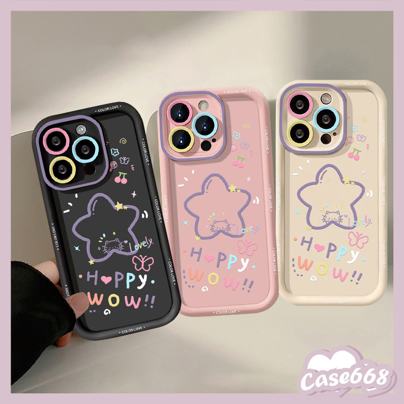 ดารากราฟฟิตีมีความสุข เคสInfinix Smart 8 7 6 5 Hot 30i 40i 30 10 12 11 9 Play Tecno Spark GO 20 10 Note 30 40