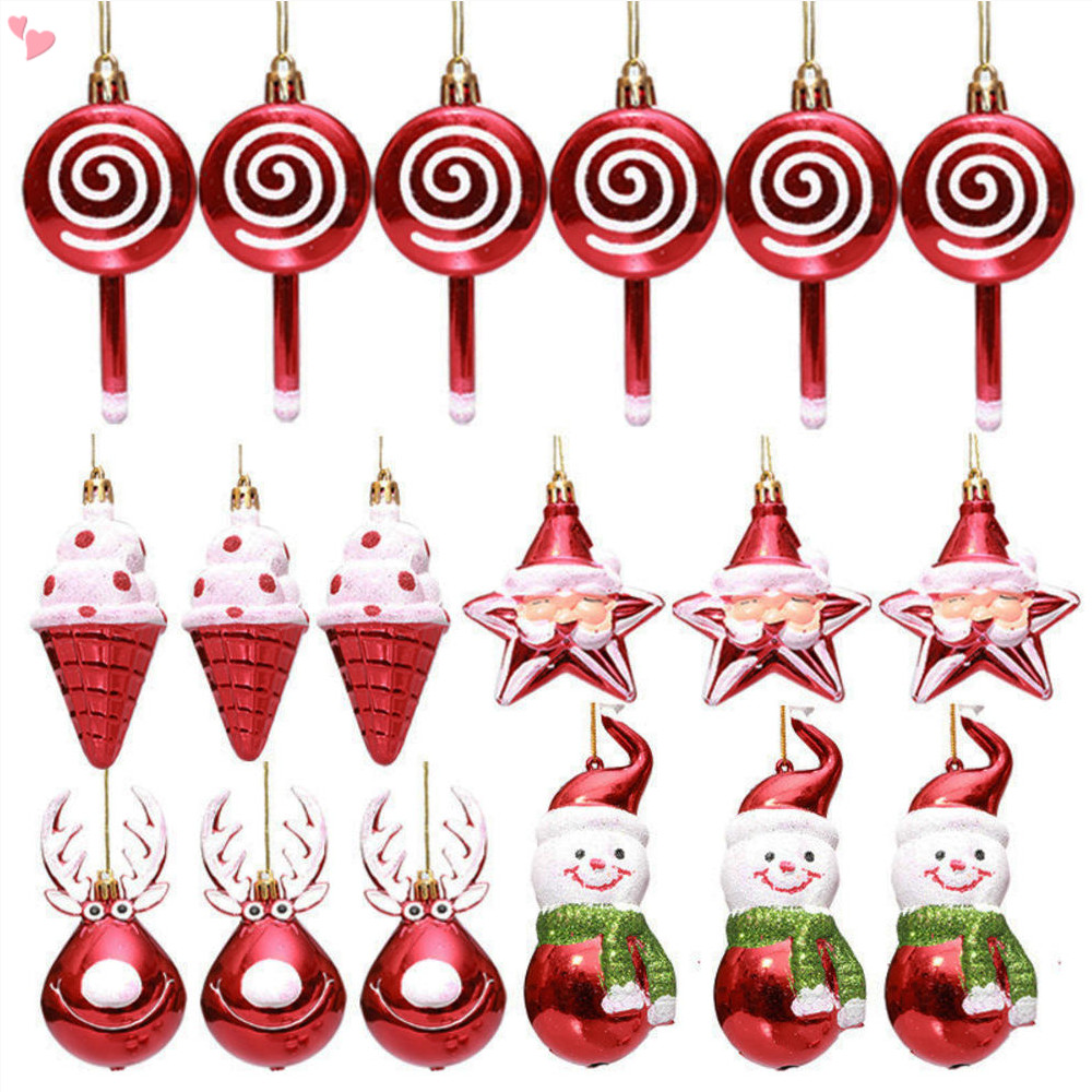 3 ชิ้น/เซ็ตคริสต์มาส Lollipop Candy Cane จี้ Xmas Tree แขวนเครื่องประดับตกแต่งคริสต์มาสสําหรับ Home 2025 ของขวัญปีใหม่