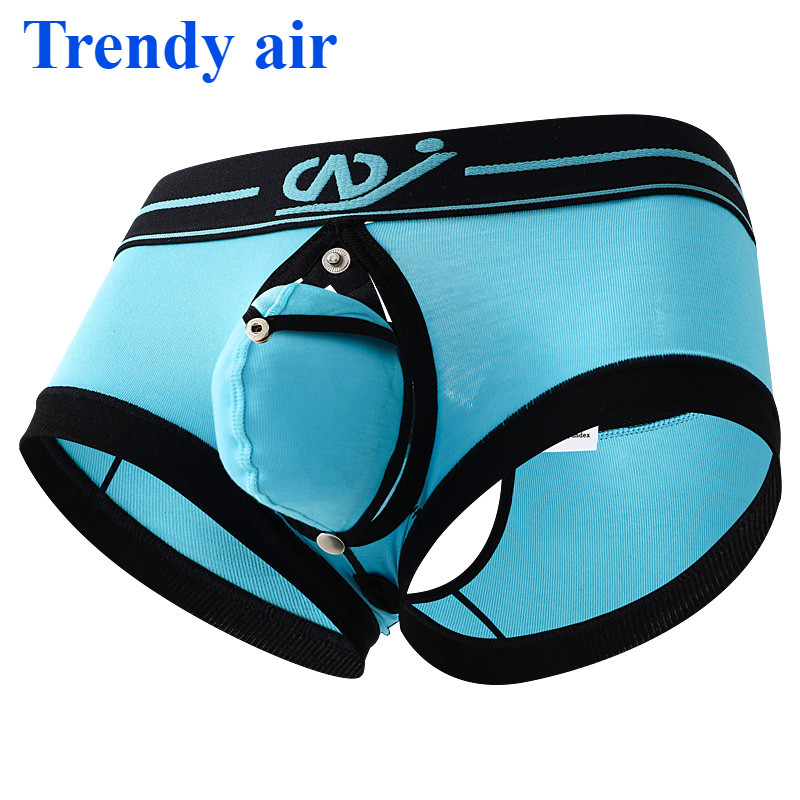 ผู้ชาย Modal เอวต่ําอินเทรนด์กลับ Air Breathable แบนกางเกงสบาย 2016-DPJ