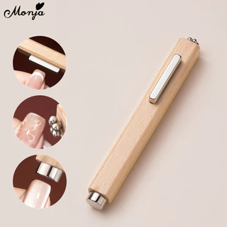 Monja 3 In 1 เล็บแม่เหล็กชุดปากกา 3D CAT EYE Dual-Ended Wand เจลเล็บ Magic เล็บ DIY Salon เครื่องมือ