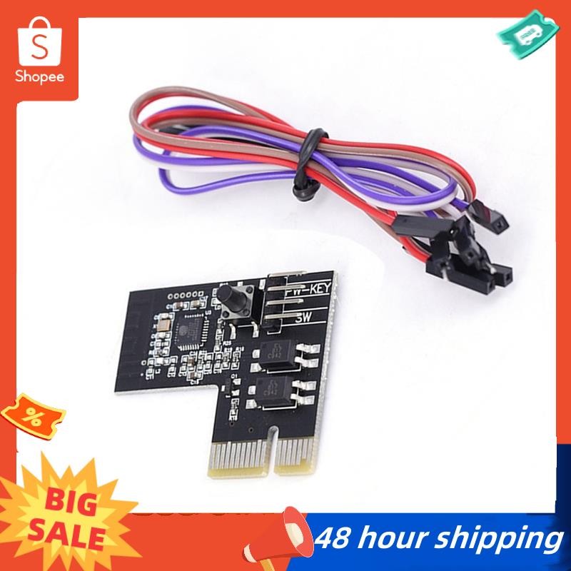 พร้อมสต็อก คอมพิวเตอร์ Remote Switch Wifi Smart PC Start Up Card Startup Card ทํางานร่วมกับ Sinilink Smart Home สําหรับ Arduino