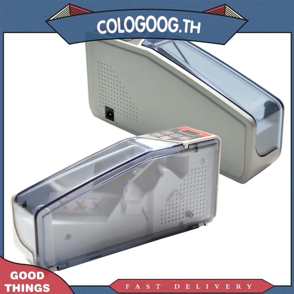 [colog.th] V40 แบบพกพามินินับเงินสดเงินเคาน์เตอร์สกุลเงินนับบิลทั้งหมด EU