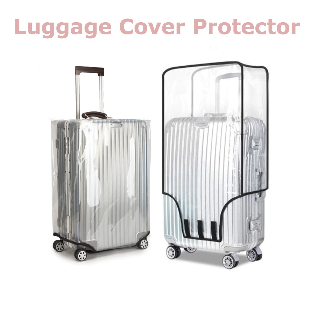 20-30 นิ้วกันน้ํากระเป๋าเดินทาง Protector กระเป๋าเดินทาง DustProof กระเป๋าเดินทางโปร่งใสหนา