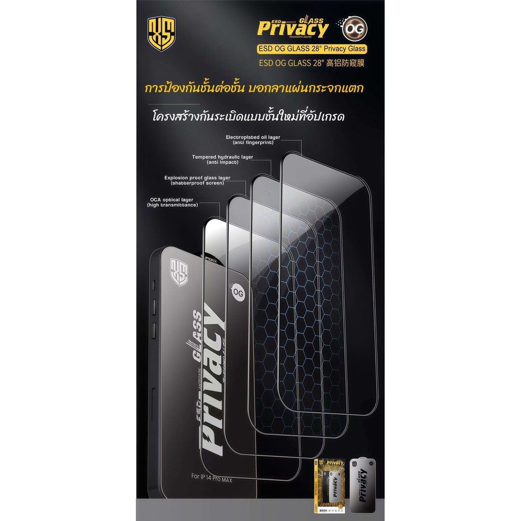 ฟิล์มกระจกกันมองใสป้องกันไฟฟ้าสถิตย์สำหรับ oppo A5S A5/9(2020) A17 A18 A54 A95 A92 F9 F11 F11PRO  RENO5/6/7/8 - รูปที่ 5