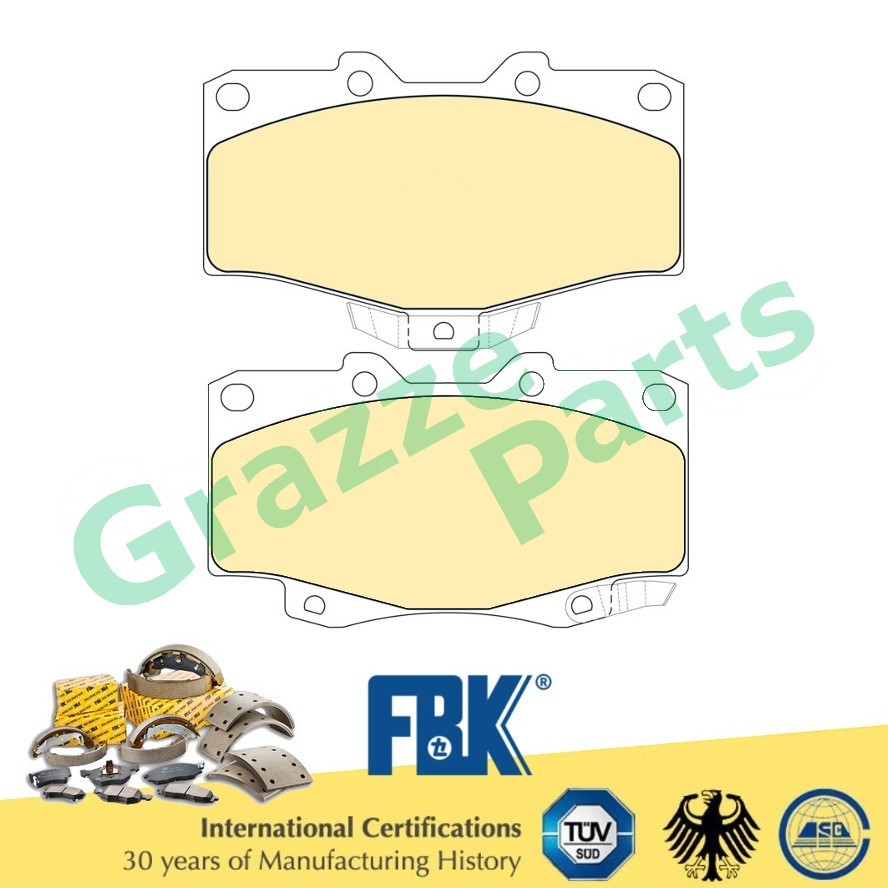 FBK แผ่นดิสก์เบรคด้านหน้าสําหรับ FD2082MS Toyota Land Cruiser KZJ70 HZJ70 HDJ80 Prado RZH95 VZJ95