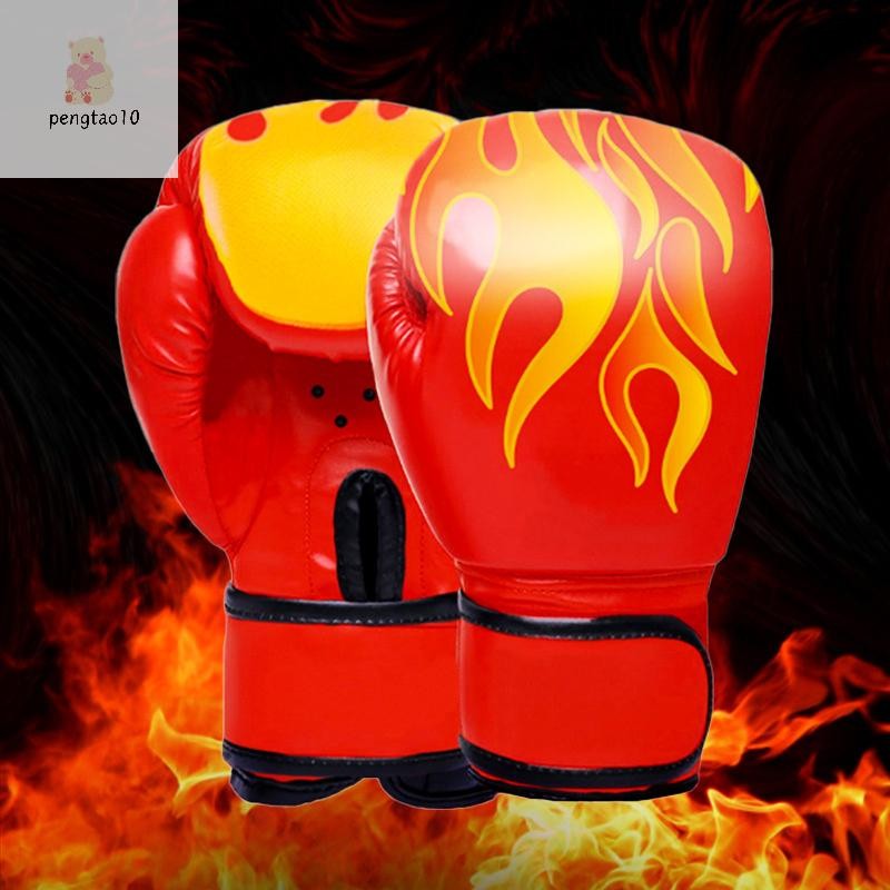 Pengtao10 นวมชกมวยเด็ก การฝึกเด็ก เจาะ Kickboxing อุปกรณ์เสริม สบาย Sparring ใหม่