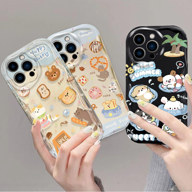 ว่ายน้ําลูกสุนัขกันกระแทกสําหรับ OPPO RENO 12 11 10 9 8 7 6 5 PRO 4 SE 3 4Z 7Z 8Z 8T 5G 11F Reno7Z Reno8Z Reno11F 5G A91 กรณี