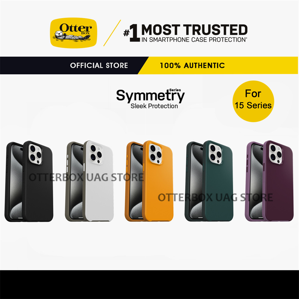 เคส OtterBox รุ่น Symmetry Series - iPhone 15 14 Pro Max / 15 4 Pro / 15 14 Plus / 15 14 / 13 12 Pro Max / 13 12 Pro / 13 12 Mini / 11 Pro Max / 11 Pro / 11 / XS Max / XR / XS / X
