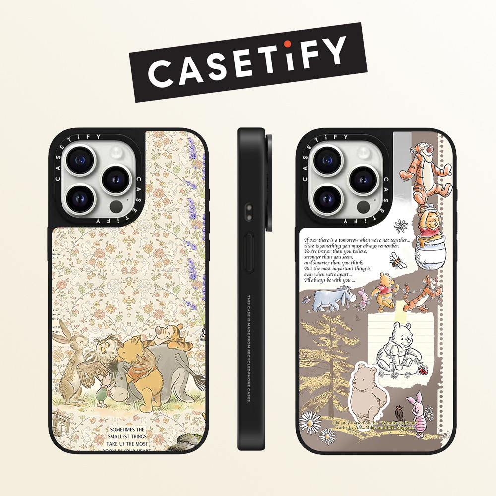 Drop proof CASETIFY เคสโทรศัพท์สําหรับ iPhone 16promax 16pro plus 15Pro 15promax 14promax 13 13promax พิมพ์ด้านข้างเคสแข็งการ์ตูน 12promax เคส iPhone 11 เคสแกะสลักคุณภาพสูง