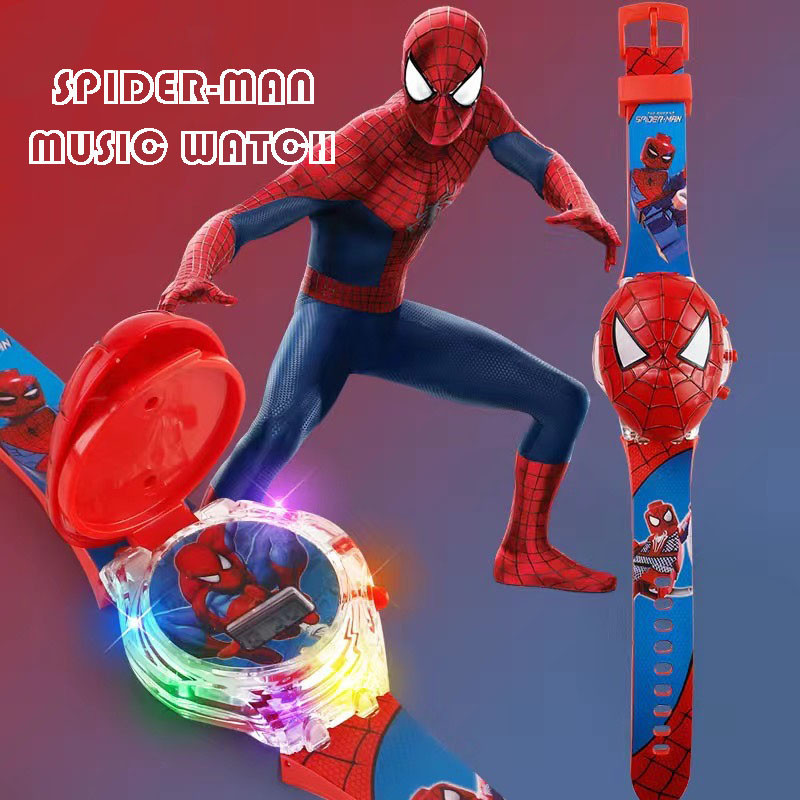 Lights & Music นาฬิกาเด็กน่ารักนาฬิกา Led นาฬิกาเด็กผู้หญิง Flip Luminous Music