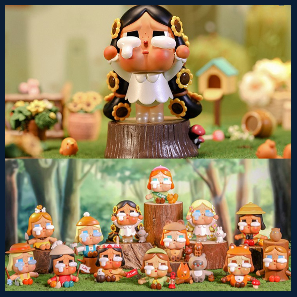 Popmart Crybaby Jungle Adventure Series รูป Mystery Box อินเทรนด์เล่นตกแต่งตุ๊กตาตกแต่งน่ารักของเล่นเด็กของขวัญ