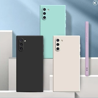 เคส Samsung Note 10 สีทึบ Samsung Note10 + / Note 10 Plus เคสซิลิโคนป้องกันการตกสีธรรมดาเรียบง่าย YT